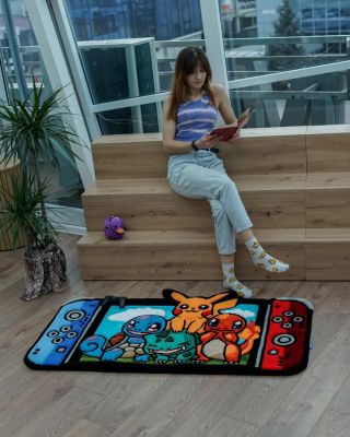 @tufting_lab brings Pokémon to the floor in the coziest way — this Nintendo Switch-inspired rug turns your favorite...