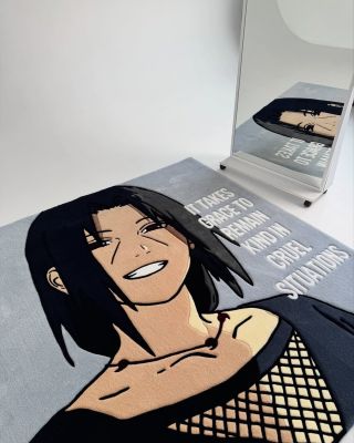 @tuft_touch brought this look to life with clean character work and a bold message to match. Perfect balance of anime...